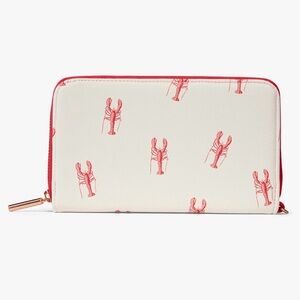 NEW Thirty-One All About the Benjamin’s Wallet w/ Wristlet Strap Little Lobsters